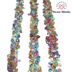 Micro Manta c/ estrela e coração 1 x 24cm