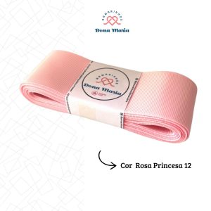Fita lisa Gorgorão Sanding - Rosa Princesa 12