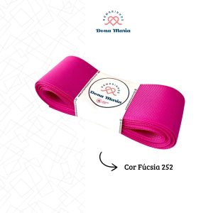 Fita lisa Gorgorão Sanding - Fúcsia 252