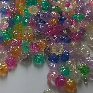 Miçanga redonda  c/ furo 8mm / pct 25g