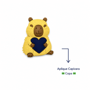 APLIQUE EMBORRACHADO CAPIVARA COPA