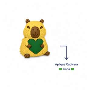 APLIQUE EMBORRACHADO CAPIVARA COPA