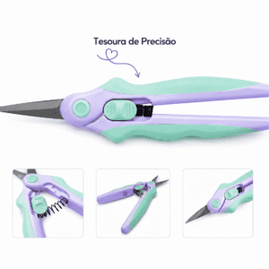 TESOURA PRECISAO PRINCESS 16.5CM LILAS