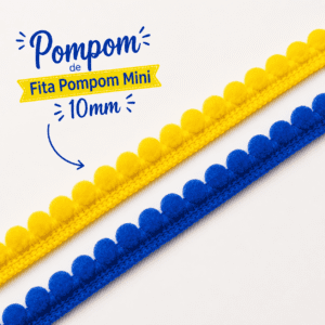 Fita Pompom Mini 8mm