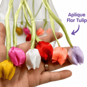 Aplique Flor Tulipa