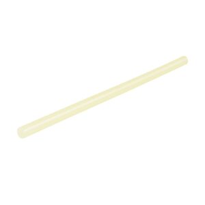 Bastão de cola quente transparente fina 7,5mmx29,5cm Unibem para trabalhos artesanais.